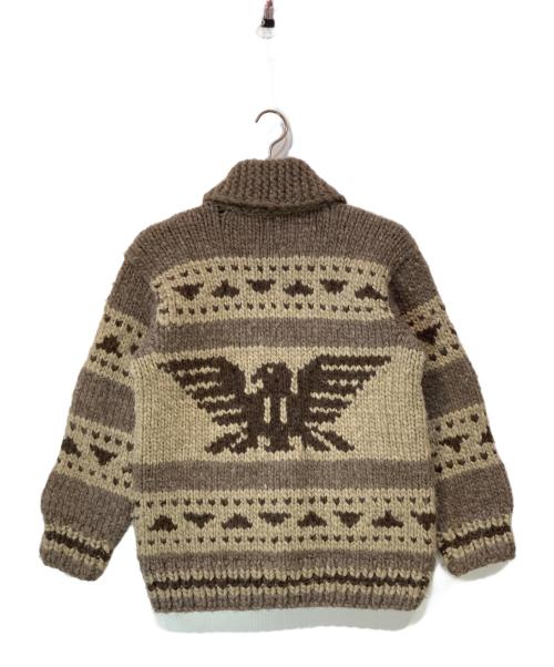 KANATA（カナタ）KANATA (カナタ) 50's Vintage カウチンニットカーディガン ブラウン サイズ:なしの古着・服飾アイテム