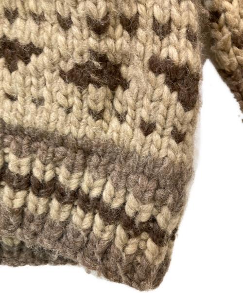 KANATA（カナタ）KANATA (カナタ) 50's Vintage カウチンニットカーディガン ブラウン サイズ:なしの古着・服飾アイテム