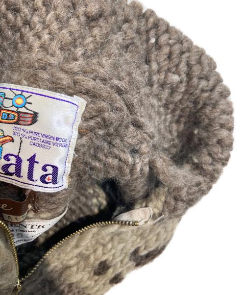 KANATA（カナタ）KANATA (カナタ) 50's Vintage カウチンニットカーディガン ブラウン サイズ:なしの古着・服飾アイテム