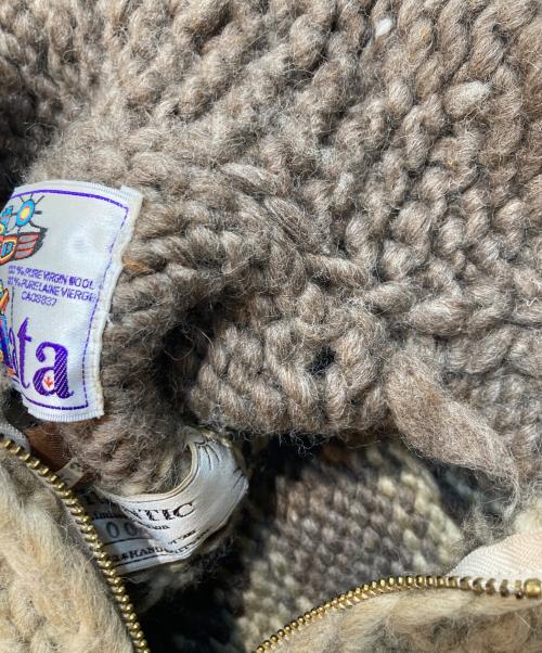 KANATA（カナタ）KANATA (カナタ) 50's Vintage カウチンニットカーディガン ブラウン サイズ:なしの古着・服飾アイテム