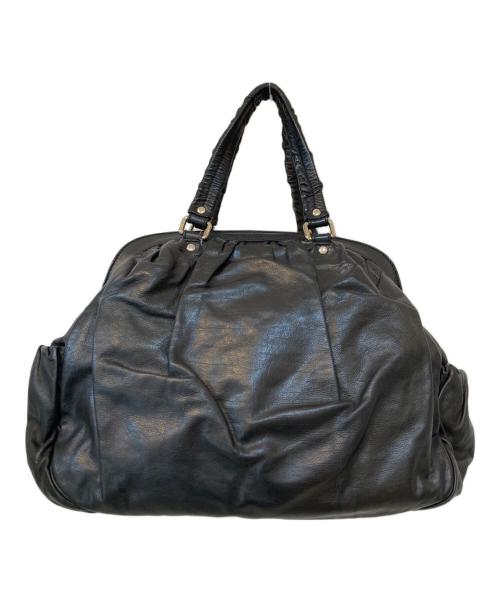 DOLCE & GABBANA（ドルチェ＆ガッバーナ）DOLCE & GABBANA (ドルチェ＆ガッバーナ) MISS CURLY レザーハンドバッグ ブラック サイズ:なしの古着・服飾アイテム