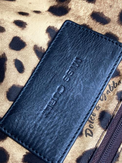 DOLCE & GABBANA（ドルチェ＆ガッバーナ）DOLCE & GABBANA (ドルチェ＆ガッバーナ) MISS CURLY レザーハンドバッグ ブラック サイズ:なしの古着・服飾アイテム