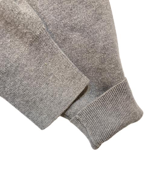 CABAN（キャバン）CABAN (キャバン) コットンカシミヤ クルーネックプルオーバー グレー サイズ:Lの古着・服飾アイテム