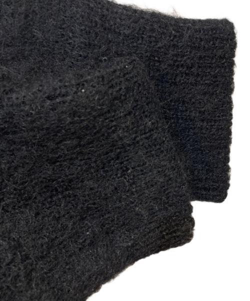 INTERIM（インテリム）INTERIM (インテリム) KID MOHAIR CREW/キッドモヘアクルー ニット ブラック サイズ:4の古着・服飾アイテム
