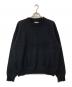 INTERIM（インテリム）の古着「KID MOHAIR CREW/キッドモヘアクルー ニット」｜ブラック