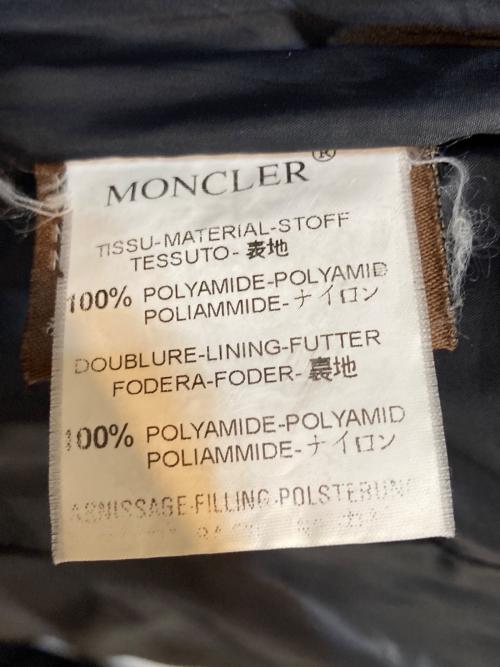 MONCLER（モンクレール）MONCLER (モンクレール) ダウンジャケット ブラック サイズ:1の古着・服飾アイテム