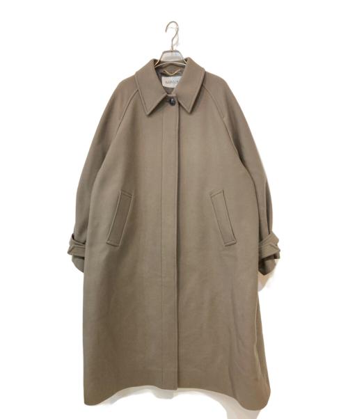BABYLONE（バビロン）BABYLONE (バビロン) ウールステンカラーコート ブラウン サイズ:FREEの古着・服飾アイテム