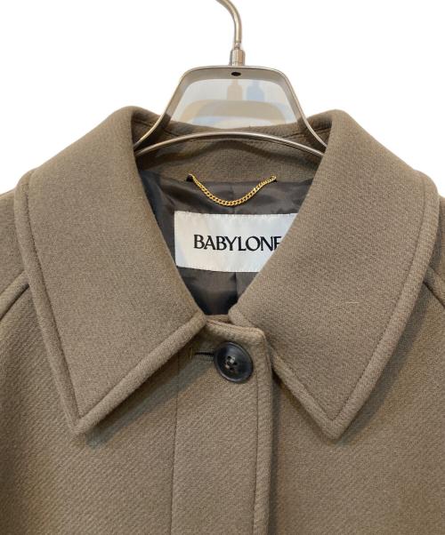 BABYLONE（バビロン）BABYLONE (バビロン) ウールステンカラーコート ブラウン サイズ:FREEの古着・服飾アイテム
