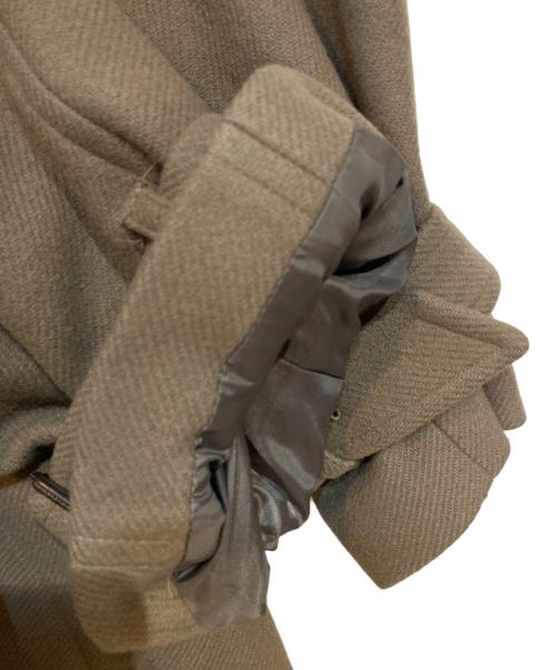 BABYLONE（バビロン）BABYLONE (バビロン) ウールステンカラーコート ブラウン サイズ:FREEの古着・服飾アイテム