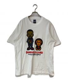 adidas×A BATHING APE（アディダス×アベイシングエイプ）の古着「Graphic T-shirt "White"」｜ホワイト