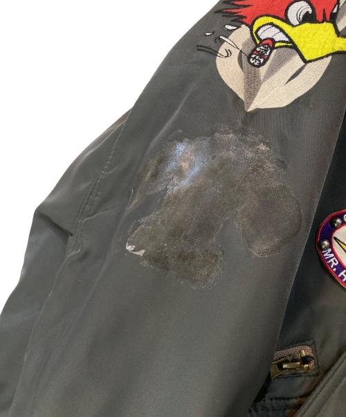CLAY SMITH（クレイスミス）CLAY SMITH (クレイスミス) フライトジャケット カーキ サイズ:LLの古着・服飾アイテム