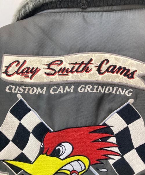 CLAY SMITH（クレイスミス）CLAY SMITH (クレイスミス) フライトジャケット カーキ サイズ:LLの古着・服飾アイテム