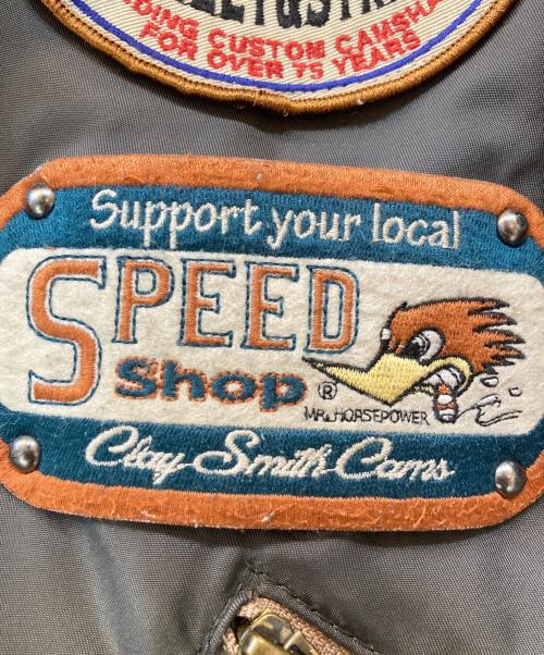 CLAY SMITH（クレイスミス）CLAY SMITH (クレイスミス) フライトジャケット カーキ サイズ:LLの古着・服飾アイテム