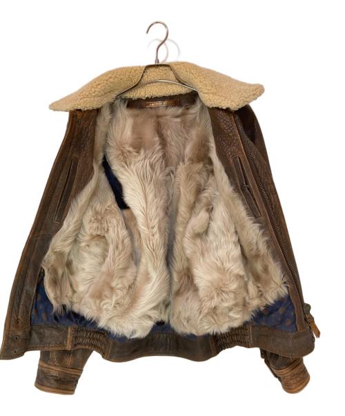 ACTION HOUSE（アクション ハウス）ACTION HOUSE (アクション ハウス) G-1 ボア ボンバージャケット ブラウン サイズ:なしの古着・服飾アイテム