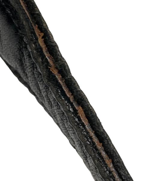 COACH（コーチ）COACH (コーチ) 巾着レザーバックパック ブラックの古着・服飾アイテム