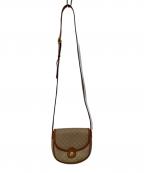 CELINEセリーヌ）の古着「トリオンフ金具付 マカダム柄ショルダーバッグ」｜ベージュ