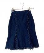 Vivienne Westwood RED LABELヴィヴィアンウエストウッドレッドレーベル）の古着「デニムフレアスカート」｜ネイビー