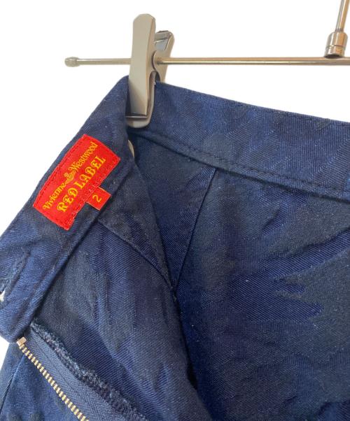 Vivienne Westwood RED LABEL（ヴィヴィアンウエストウッドレッドレーベル）Vivienne Westwood RED LABEL (ヴィヴィアンウエストウッドレッドレーベル) デニムフレアスカート ネイビー サイズ:2の古着・服飾アイテム