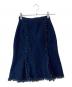 Vivienne Westwood RED LABEL（ヴィヴィアンウエストウッドレッドレーベル）の古着「デニムフレアスカート」｜ネイビー