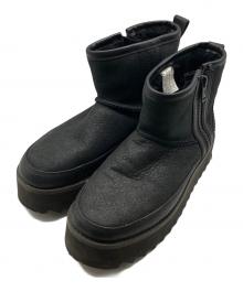 UGG（アグ）の古着「Classic Rebel Biker Mini ブーツ」｜ブラック