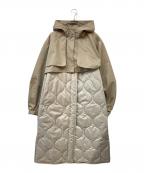 HeRIN.CYEヘリンドットサイ）の古着「Layered blouson/レイヤードブルゾン」｜ベージュ