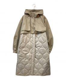 HeRIN.CYE（ヘリンドットサイ）の古着「Layered blouson/レイヤードブルゾン」｜ベージュ