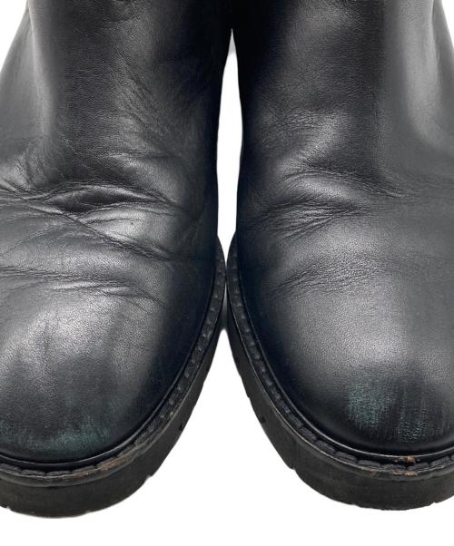 2.718（ニーテンナナイチハチ）2.718 (ニーテンナナイチハチ) コンバットサイドジップブーツ ブラック サイズ:37の古着・服飾アイテム