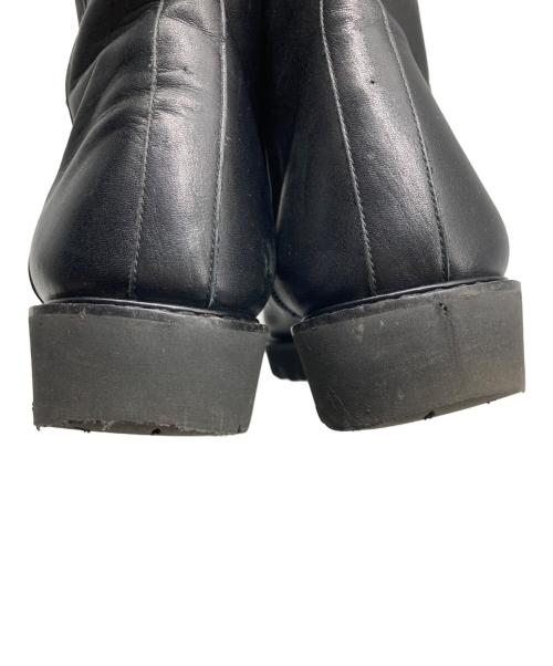 2.718（ニーテンナナイチハチ）2.718 (ニーテンナナイチハチ) コンバットサイドジップブーツ ブラック サイズ:37の古着・服飾アイテム