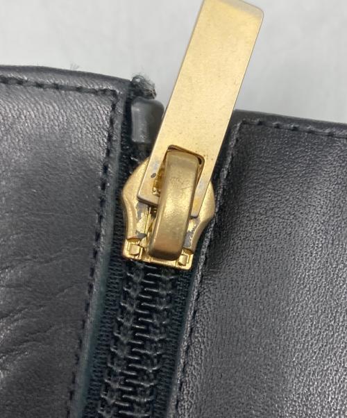 2.718（ニーテンナナイチハチ）2.718 (ニーテンナナイチハチ) コンバットサイドジップブーツ ブラック サイズ:37の古着・服飾アイテム