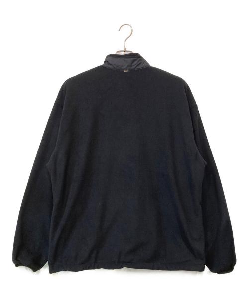 OVY（オヴィー）OVY (オヴィー) RECYCLE MICRO FLEECE HALF ZIP JACKET/リサイクルマイクロフリースハーフジップジャケット ブラック サイズ:Lの古着・服飾アイテム