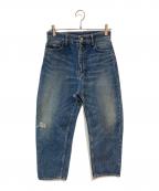 MUSE de Deuxieme Classeミューズ ドゥーズィエム クラス）の古着「CURVE DM デニムパンツ」｜インディゴ