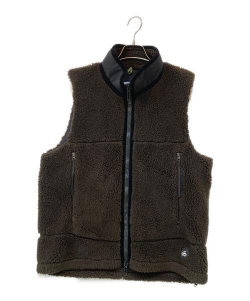 Y(dot) BY NORDISK（ワイドット バイ ノルディスク）Y(dot) BY NORDISK (ワイドット バイ ノルディスク) 別注ボアベスト ブラウン サイズ:FREEの古着・服飾アイテム