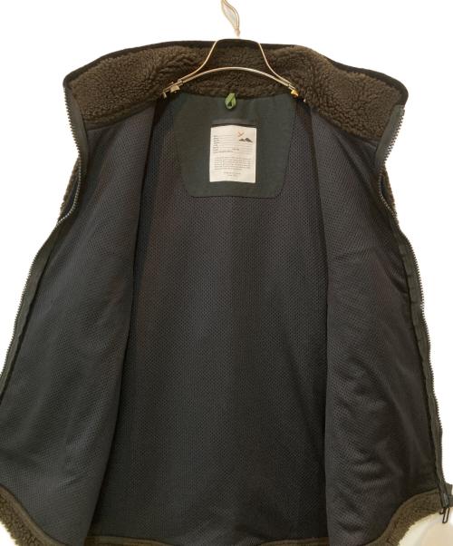 Y(dot) BY NORDISK（ワイドット バイ ノルディスク）Y(dot) BY NORDISK (ワイドット バイ ノルディスク) 別注ボアベスト ブラウン サイズ:FREEの古着・服飾アイテム