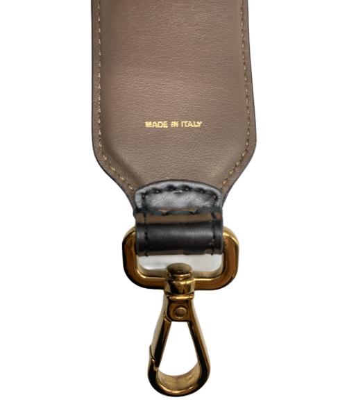 FENDI（フェンディ）FENDI (フェンディ) MINI SHOULDER STRAP/FF/CALF LEA ブラウン サイズ:なしの古着・服飾アイテム
