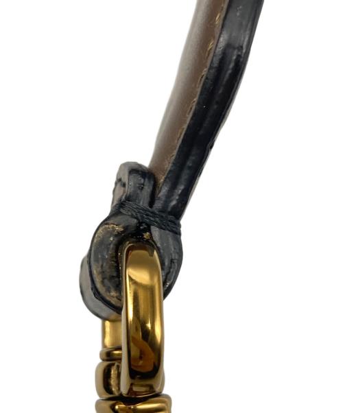 FENDI（フェンディ）FENDI (フェンディ) MINI SHOULDER STRAP/FF/CALF LEA ブラウン サイズ:なしの古着・服飾アイテム