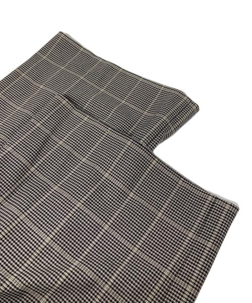 Noble（ノーブル）Noble (ノーブル) チェック柄裏起毛スラックスパンツ グレー サイズ:40 未使用品の古着・服飾アイテム