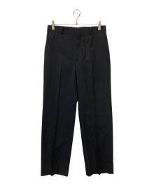 AURALEE（オーラリー）の古着「25AW Light Wool Max Gabardine Slacks/ライトウールマックスギャバジンスラックス」｜ブラック