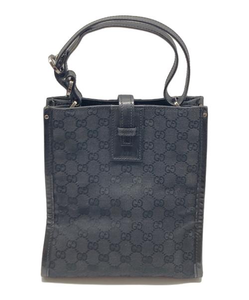 GUCCI（グッチ）GUCCI (グッチ) GGキャンバス ショルダーバッグ ブラック サイズ:なしの古着・服飾アイテム