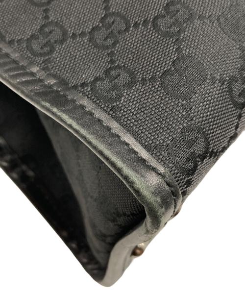 GUCCI（グッチ）GUCCI (グッチ) GGキャンバス ショルダーバッグ ブラック サイズ:なしの古着・服飾アイテム