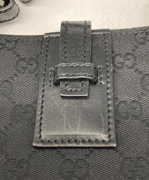 GUCCI（グッチ）GUCCI (グッチ) GGキャンバス ショルダーバッグ ブラック サイズ:なしの古着・服飾アイテム