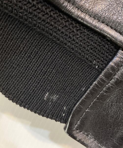 WACKO MARIA（ワコマリア）WACKO MARIA (ワコマリア) G1/レザージャケット ブラック サイズ:Mの古着・服飾アイテム