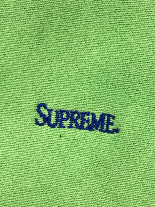 SUPREME（シュプリーム）Supreme (シュプリーム) 19FW Micro Logo Hooded Sweatshirt/*マイクロロゴフーデッドスウェットシャツ グリーン サイズ:Lの古着・服飾アイテム