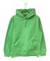 Supreme（シュプリーム）の古着「19FW Micro Logo Hooded Sweatshirt/*マイクロロゴフーデッドスウェットシャツ」｜グリーン