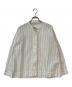 MHL（エムエイチエル）の古着「WORKWEAR STRIPE COTTON SHIRTING長袖シャツ」｜ホワイト