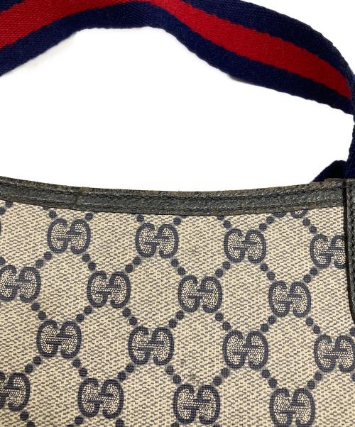 GUCCI（グッチ）GUCCI (グッチ) シェリーライン GG柄 PVC トートバッグ ベージュ サイズ:なしの古着・服飾アイテム