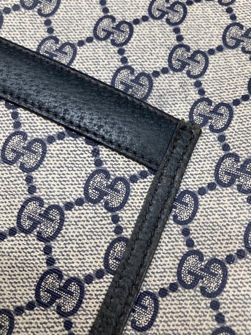 GUCCI（グッチ）GUCCI (グッチ) シェリーライン GG柄 PVC トートバッグ ベージュ サイズ:なしの古着・服飾アイテム