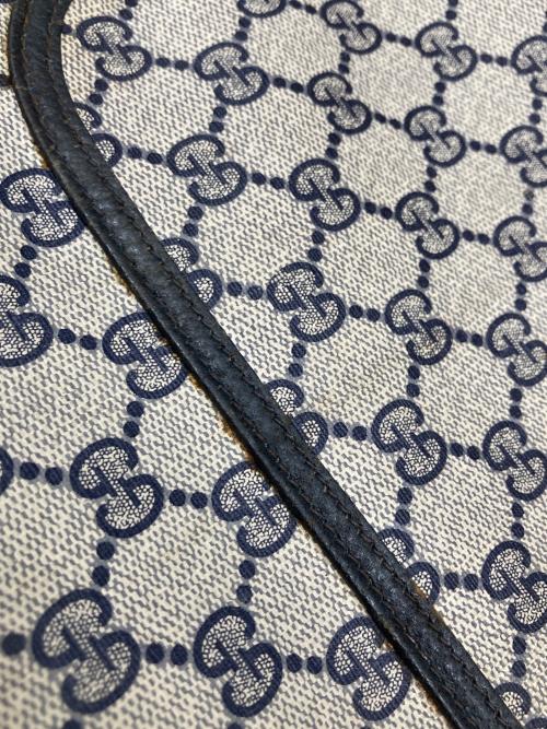 GUCCI（グッチ）GUCCI (グッチ) シェリーライン GG柄 PVC トートバッグ ベージュ サイズ:なしの古着・服飾アイテム