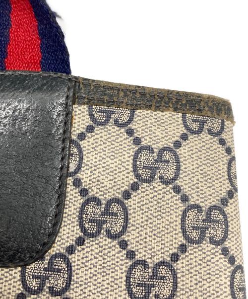 GUCCI（グッチ）GUCCI (グッチ) シェリーライン GG柄 PVC トートバッグ ベージュ サイズ:なしの古着・服飾アイテム