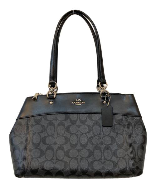 COACH（コーチ）COACH (コーチ) シグネチャー 2WAYショルダーバッグ ブラック サイズ:なしの古着・服飾アイテム