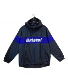 F.C.R.B.（エフシーレアルブリストル）の古着「COLOR BLOCK ANORAK/ カラーブロックアノラック ナイロンジャケット」｜ブラック